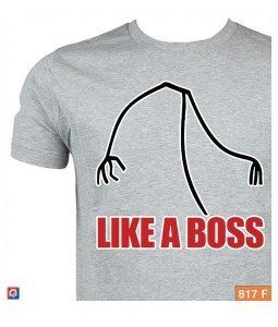 LIKE A BOSS KRATKA MAJICA