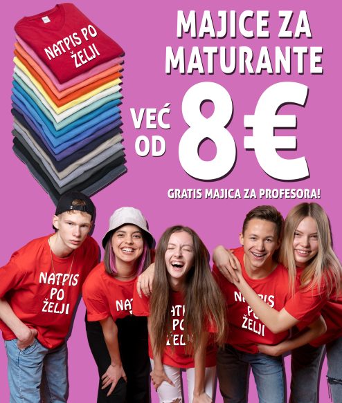 Personalizirane majice  za maturante