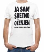 ja sam sretno oženjen, tako mi je rekla moja žena